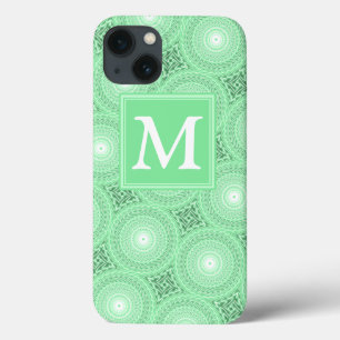 Case-Mate iPhone Case Monogramme vert ressort cercles motif Coque-Mate i