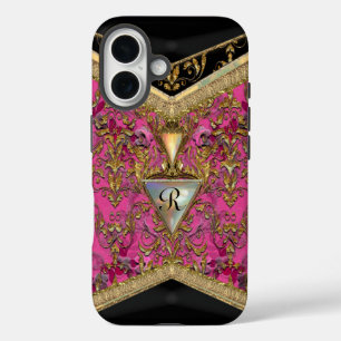 Coque Pour iPhone 16 Monogramme victorien de Marshwell