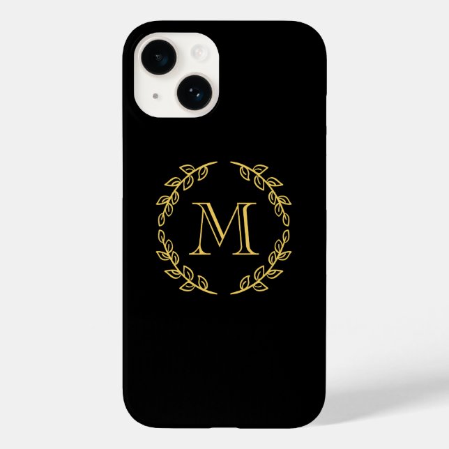 Coques Case-Mate iPhone Monogramme vintage (Verso)