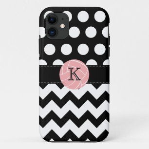 Coques Pour iPhone Monogramme Volleyball Polka Dot Zigzag iPhone 5 Co