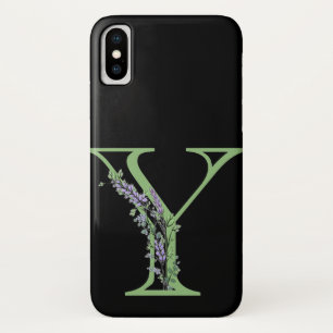 Case-Mate iPhone Case Monogramme Y Lavender Eucalyptus