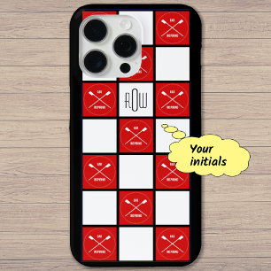 Coque Case-Mate iPhone Monogrammes roulottes croisées