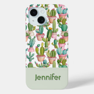 Coque Case-Mate iPhone Monographie amusante cactus lumineux