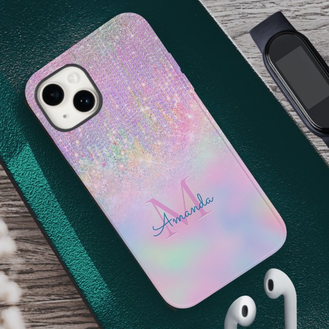 Coques Case-Mate iPhone Monographie de goutte de Parties scintillant de li (Créateur téléchargé)