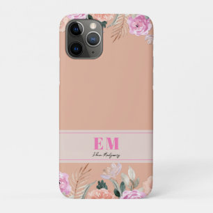 Case-Mate iPhone Case Monographie florale Rose poussiéreuse