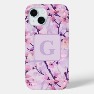 Coque Case-Mate iPhone Monographie personnalisée des fleurs de cerisiers