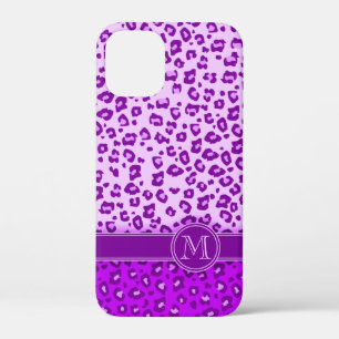 Case-Mate iPhone Case Monographie violette poster de animal léopard