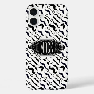 Coques iPhone 16 Plus Monsieur Moustache Motif Hipster