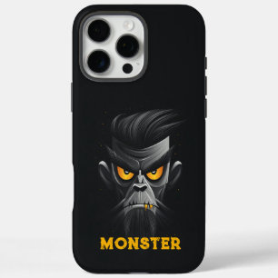 Coque iPhone 16 Pro Max Monster noir en colère