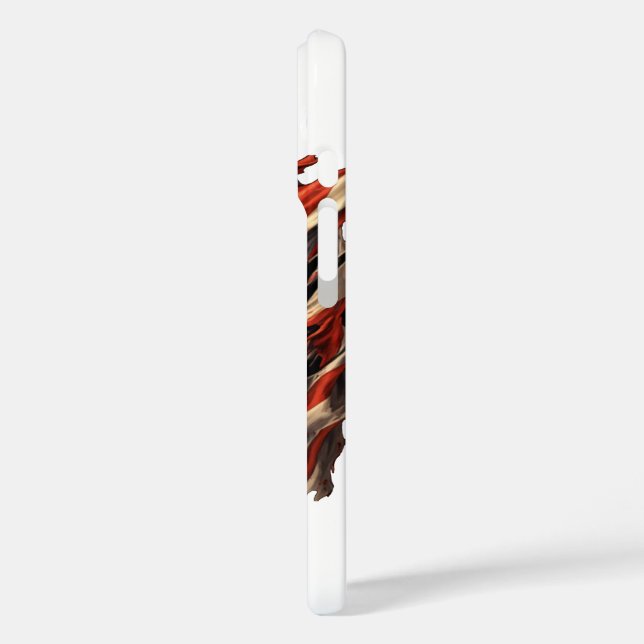 Coques Case-Mate iPhone Monstre, Créature, Drapeau Américain, États-Unis,  (Verso / Gauche)