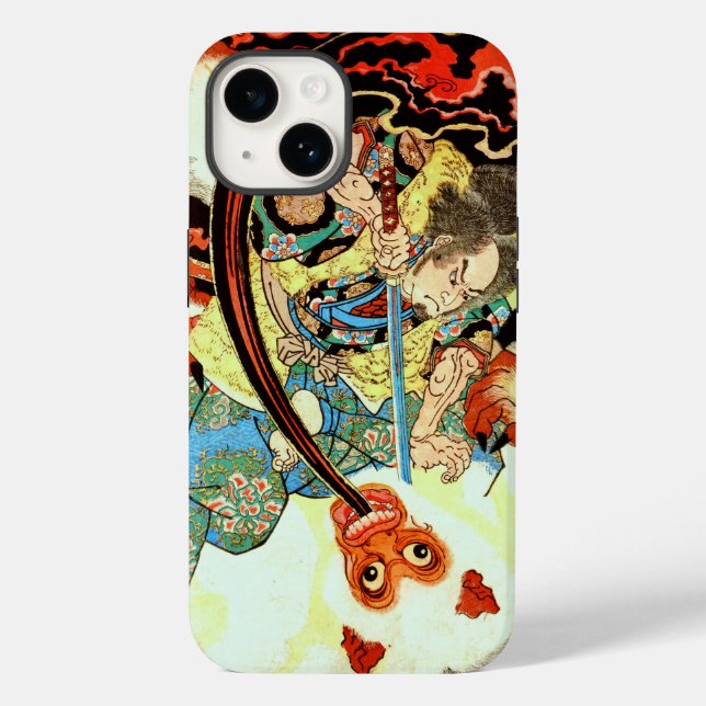 COQUES Case-Mate iPhone MONSTRE DE COMBAT SAMURAI (Verso)