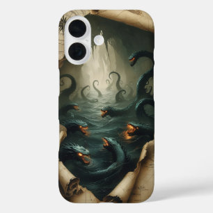 Coque Pour iPhone 16 Monstre de mer mythique