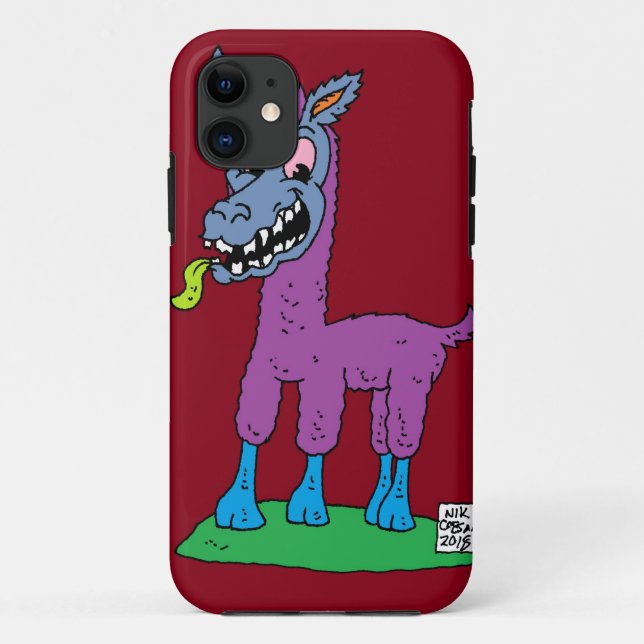 Coques Case-Mate iPhone Monstre en lama (Dos)