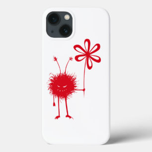 Etui iPhone Case-Mate Monstre malin en rouge - Evil Flower Bug