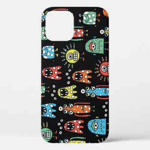 Case-Mate iPhone Case Monstres Aliens : Mignonne Vintage sans couture