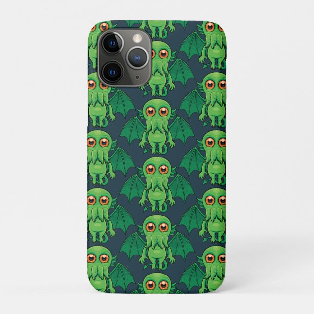 Coques Case-Mate iPhone Monstres de Cute Green (Dos)