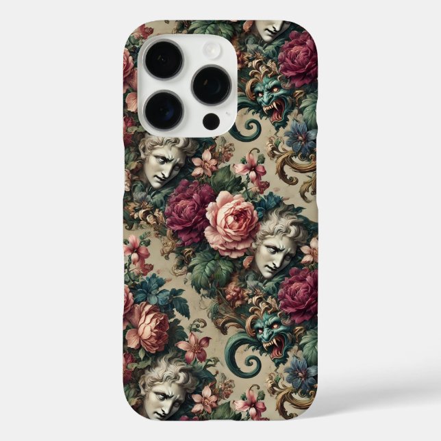Coques Case-Mate iPhone Monstres entre hommes - gothique baroque (Verso)