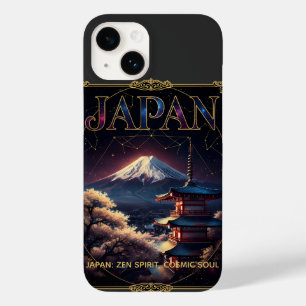 Coque Case-Mate iPhone Mont Fuji céleste Japon Pagode Voyage Art