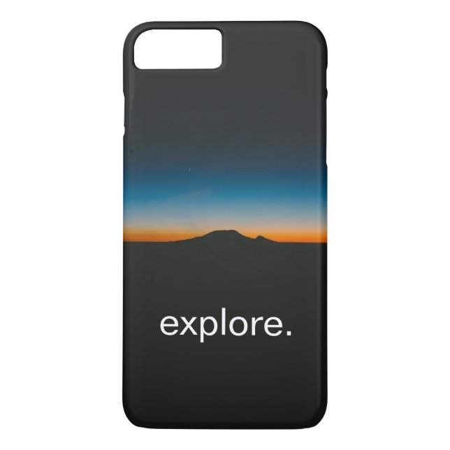 Coques Case-Mate iPhone Mont Rainier à Silhouette Explorez (Dos)