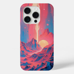 Coque Case-Mate iPhone Montagne cosmique Abstraite vibrante