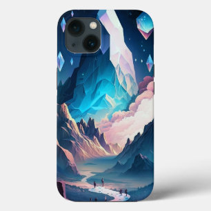 Case-Mate iPhone Case Montagne De Cristal Imaginaire Paysage Coque-Mate