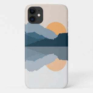 Case-Mate iPhone Case Montagnes bleues reflétées dans le lac