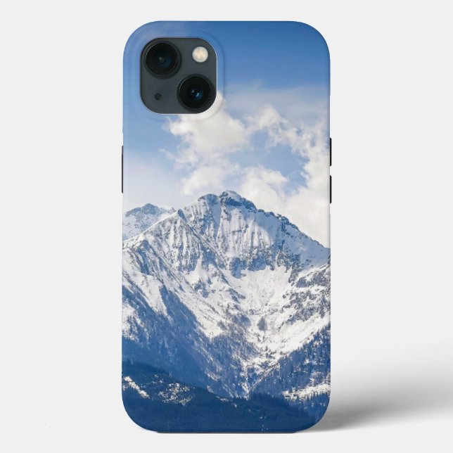 Coques Case-Mate iPhone Montagnes Ciel Neige Nuages (Verso)