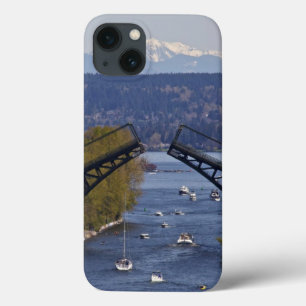 iPhone 13 Case Montagnes de pont et de cascade de Montlake