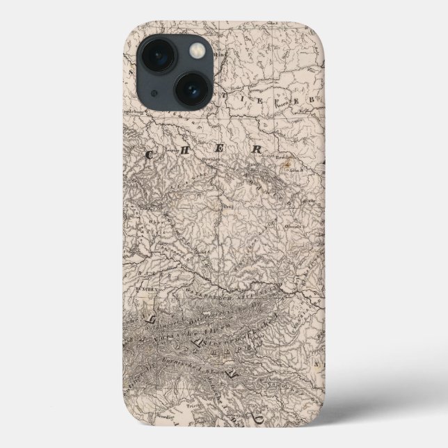 Coques Case-Mate iPhone Montagnes et fleuves d'Europe (Verso)