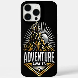 Coque iPhone 16 Pro Max Montagnes et Soleil Inspirent l'Exploration en Ple
