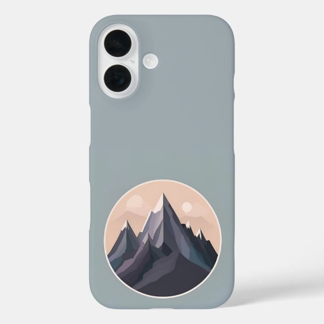Coques Case-Mate iPhone Montagnes mystérieuses (Verso)