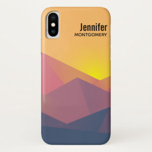 Case-Mate iPhone Case Montagnes Rustiques minimaliste géométrique