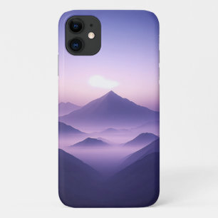 Case-Mate iPhone Case Montagnes Violettes de Rêve Coucher de Soleil Brum
