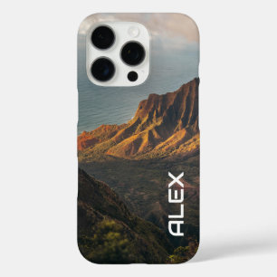 Coque iPhone 16 Pro Montée de la falaise du bord de mer - Paysage côti