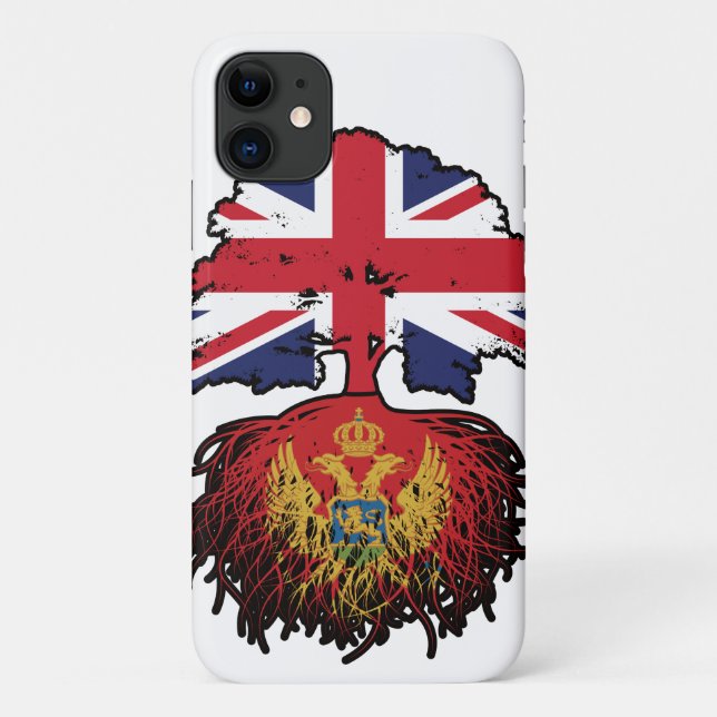 Coques Case-Mate iPhone Monténégro Monténégro Royaume-Uni Royaume-Uni (Dos)