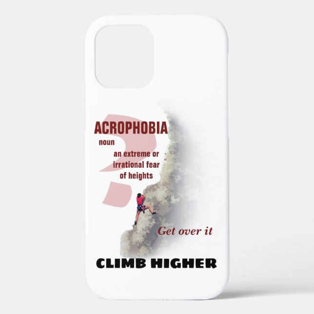 Coques Case-Mate iPhone Monter plus haut - Acrophobie ? (Verso)