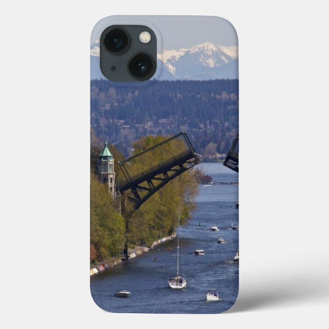 Coques Case-Mate iPhone Montlake Bridge et Cascade Mountains (Verso)