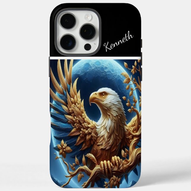 Coques Case-Mate iPhone Montre Golden Eagle Moon (Verso)