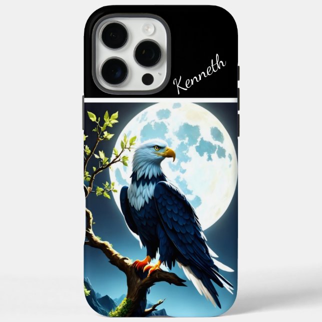 Coques Case-Mate iPhone Montre Lune de l'aigle (Verso)