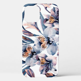 Case-Mate iPhone Case Moody Alstroemeria : Motif des fleurs d'aquarelle