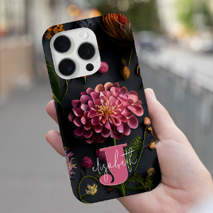 Coque Case-Mate iPhone Moody Floral Monogrammé