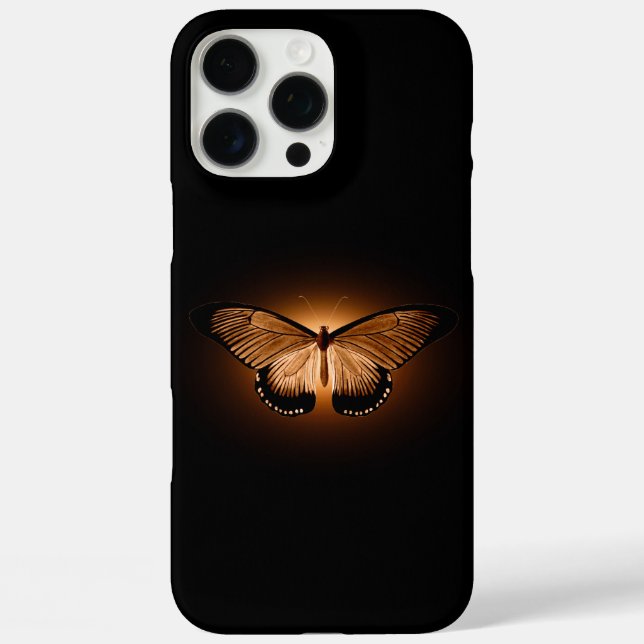 Coques Case-Mate iPhone Moody noir foncé illuminé (Verso)