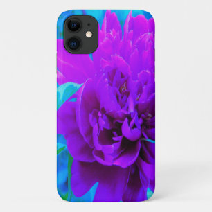 Case-Mate iPhone Case Moody Purple Peony avec beau feuillage