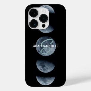 Coque Case-Mate iPhone Moon Phrase Nom personnalisé Black Galaxy Space St
