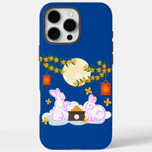 Coque iPhone 16 Pro Max Moon Rabbit Mooncake Osmanthus