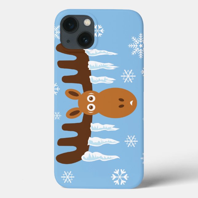 Coques Case-Mate iPhone Moose Head_Icicle Antlers_Vacances humoristiques (Verso)