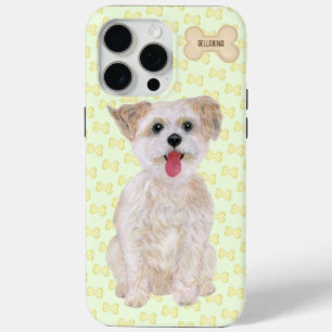 Coque Case-Mate iPhone Morkie Avec Os Et Texte