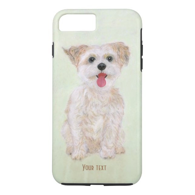 Coques Case-Mate iPhone Morkie Chien Coque-Mate Tough iPhone 8Plus/7 Plus  (Dos)