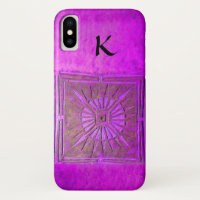 MORNING STAR Pawnee Purple, Noir, Monogramme