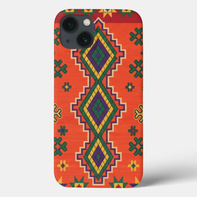 Coques Case-Mate iPhone Moroccan Harmony in Orange (Verso)